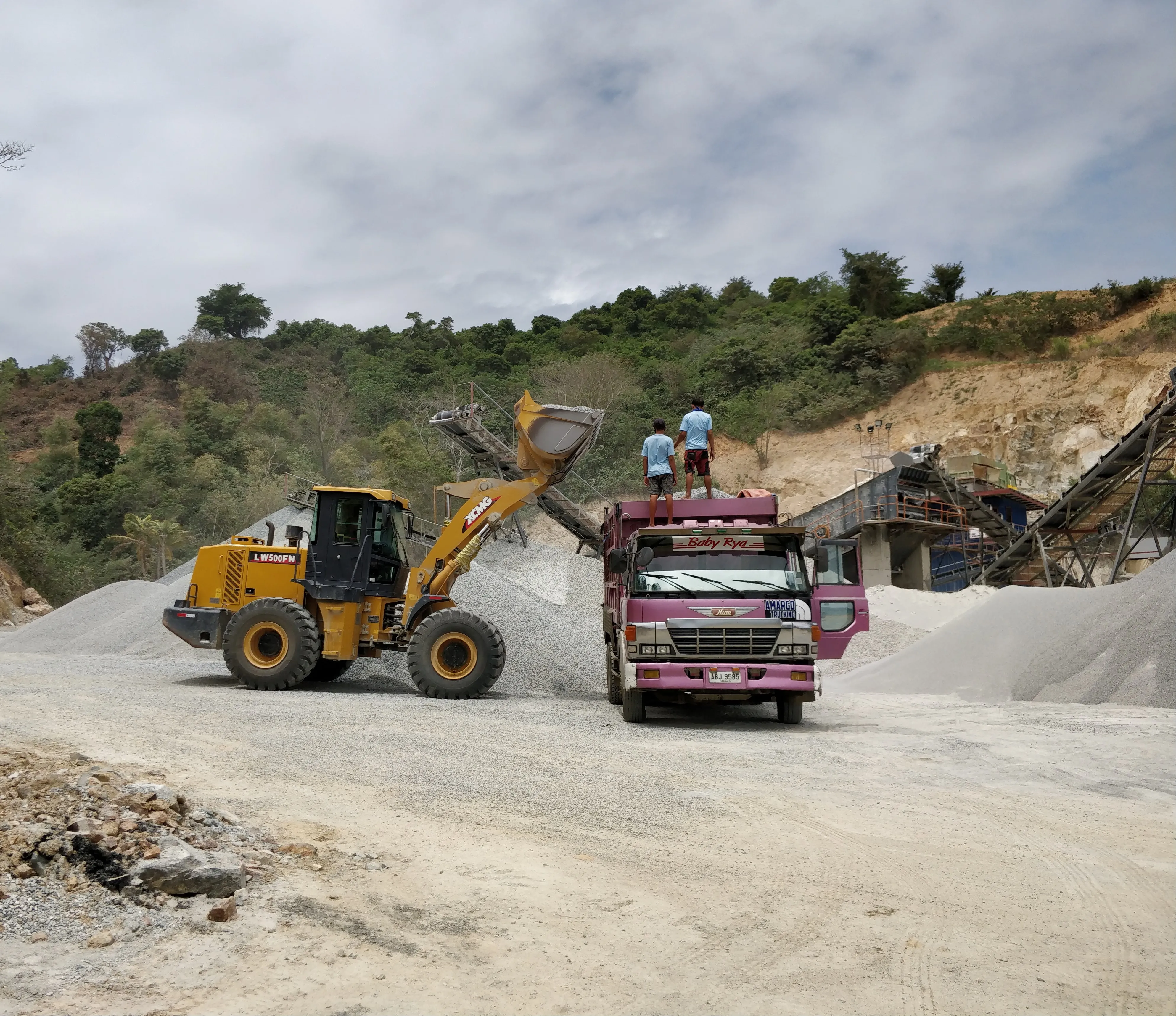 Loading aggregates