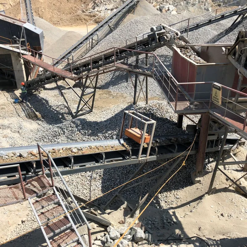 Aggregates processing plant