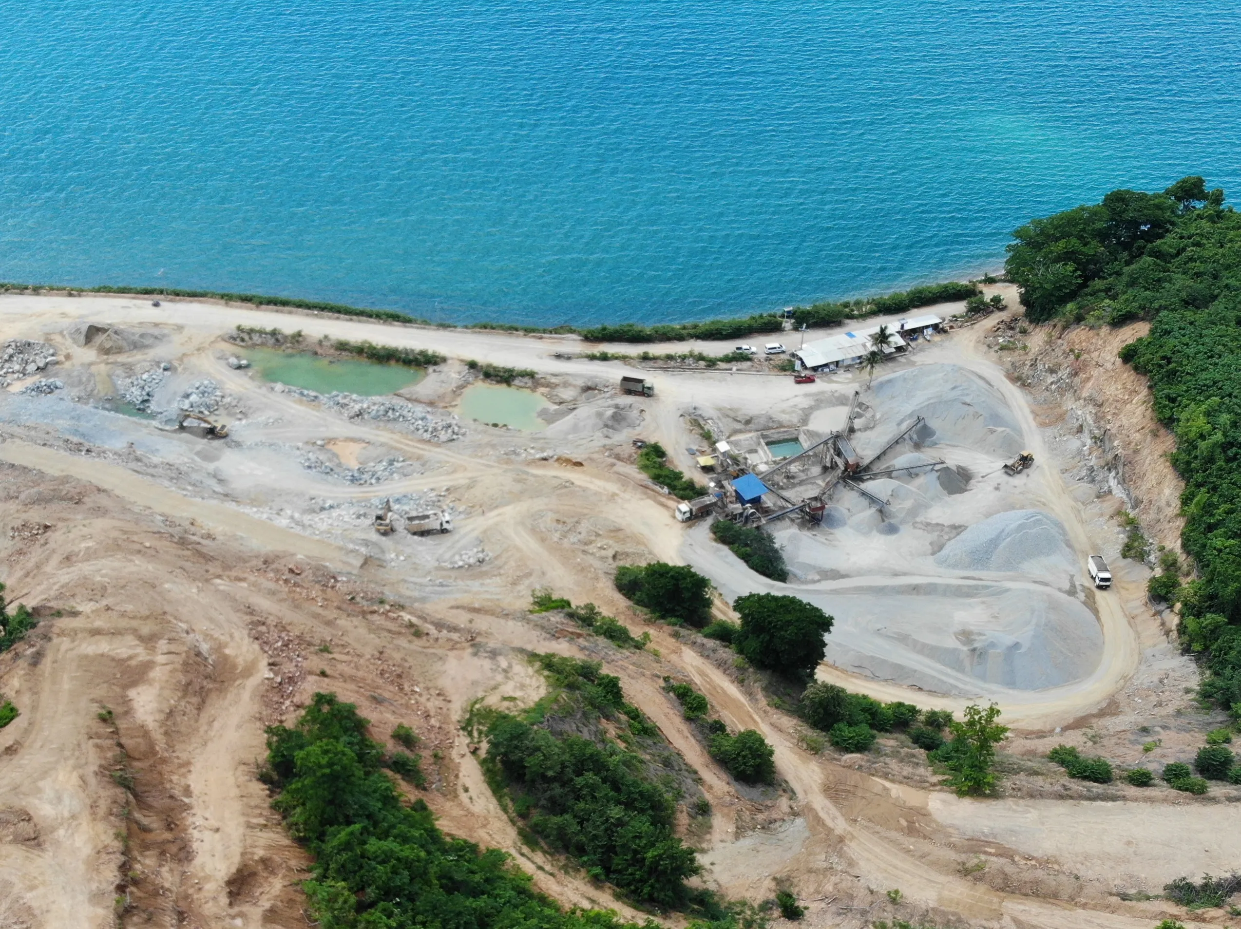 Siltation ponds